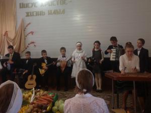 Детская группа «Юные левиты» послужила в Воложине