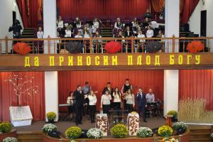 Праздник Жатвы отметили в церкви