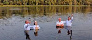 В церкви Светлогорска прошло водное крещение