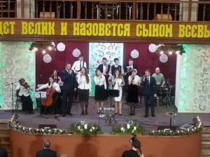 В минской «Благодати» прошел праздник Рождества Христова
